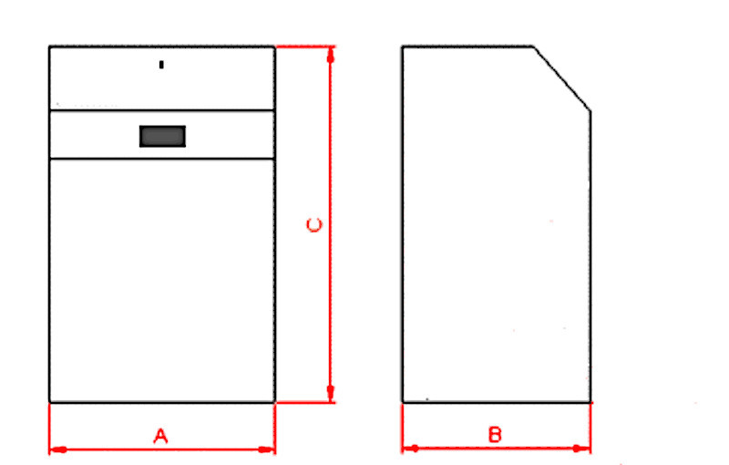 Wymiery elektrycznej Pompy Ciepła Ecopol-System