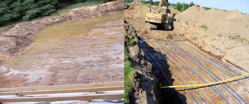 Kolektor poziomy pompy ciepla ecopol system