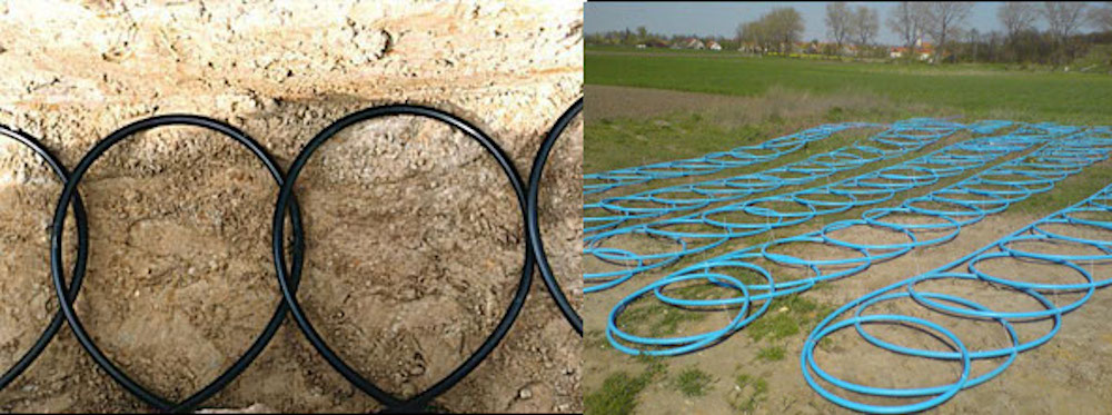 Kolektor spiralny pompy ciepla ecopol system