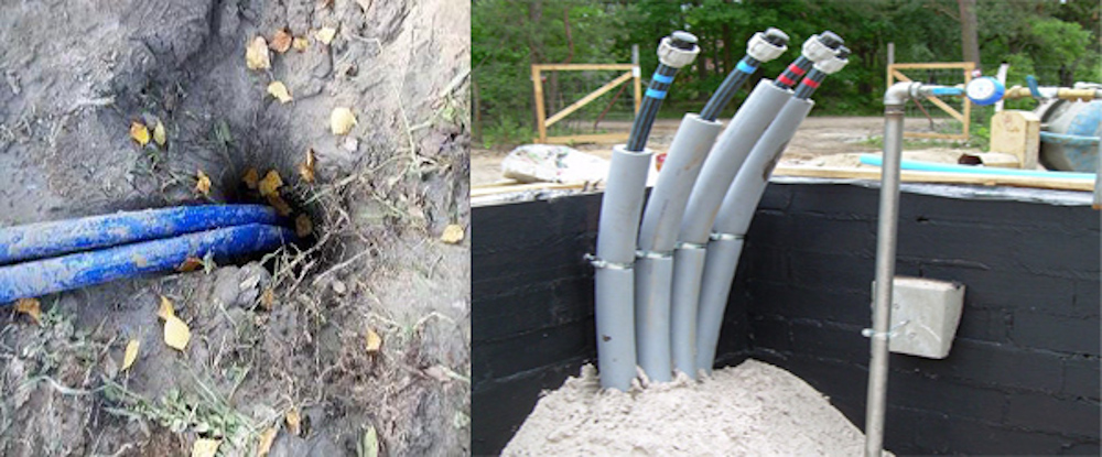 Kolektor pionowy pompy ciepla ecopol system